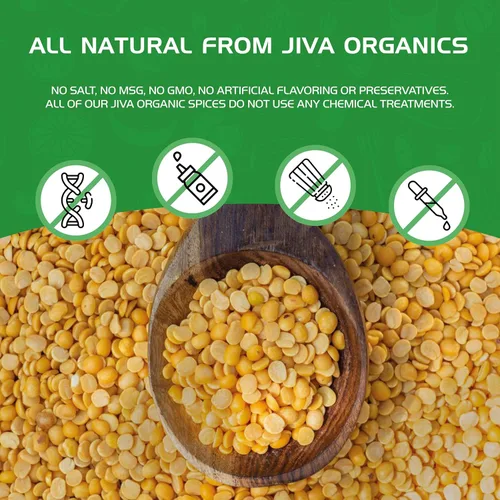 Miniatura 8 de Jiva Organic Toor Dal Kori, Unoily, Madhi Bolsa de 2 libras – Guisantes de paloma indios – Sin OMG, vegano