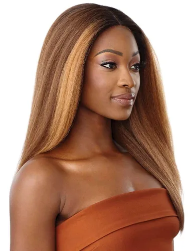 Miniatura 6 de Outre Peluca sintética suave y natural con encaje frontal - NEESHA 207 (DRFF BLACK CHERRY)
