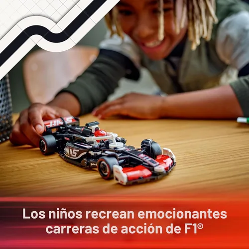 Miniatura 3 de LEGO Speed Champions MoneyGram Haas F1 Team VF-24 Auto de Carrera de Juguete - Juego de Construcción para Niños, Niños y Niñas, Edades 10+ - Auto