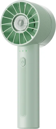 Miniatura 13 de Mini ventilador turbo portátil de mano, dispositivo de enfriamiento personal de alta velocidad de 4 velocidades [máximo 16 horas], bolsa recargable