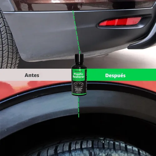 Miniatura 2 de NADAMOO Restaurador de plástico para automóviles – Back to Black Ceramic Trim Restorer – Kit de bricolaje automotriz para plástico exterior e