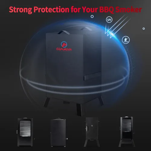 Miniatura 7 de Comnova - Funda para ahumador eléctrico de 30 pulgadas, 600D, fundas para ahumadores para ahumadores Masterbuilt resistente al agua de servicio