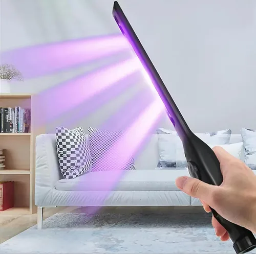 Miniatura 7 de Desinfectante de luz UV – Varita de luz UV portátil – Dispositivo de mano recargable para reducir bacterias y virus, ligero y fácil de usar