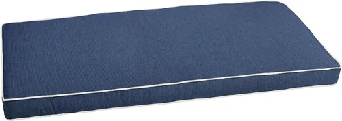 Miniatura 8 de Sorra Home CBENCH - Cojín de banco para interiores y exteriores, 60 pulgadas de ancho x 18 pulgadas de profundidad, color plateado fundido Sunbrella