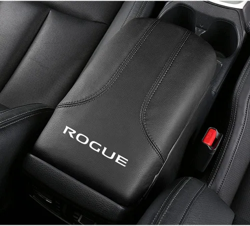 Miniatura 4 de XITER Protector de funda para reposabrazos de automóvil, 1 almohadilla de cuero para consola central para Nissan Rogue 2014-2020, 2017-2022 Rogue