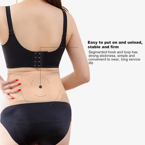 Miniatura 7 de Vientre falso de embarazo, silicona artificial flexible para adultos, vientre falso para embarazadas, vientre falso para embarazo, abdomen falso