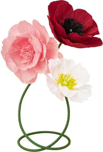 Decoración de flores de papel 3D de 16 pulgadas para pared, flores de papel gigantes grandes hechas a mano para bodas, telón de fondo de flores,
