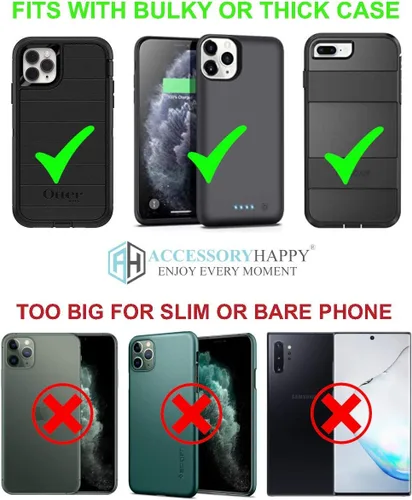 Miniatura 2 de Funda de nailon para cinturón de teléfono celular de grado militar para Android Samsung iPhone 16, 16 Pro, 15, 15 Pro, 14, 14 Pro, 13 Pro, 12, 12