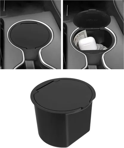 Miniatura 23 de Organizador de Monedas para Consola Central Compatible con Toyota 2016-2020 2021 2022 2023 Tacoma, Accesorios ABS, Portavasos, Caja de Almacenamiento