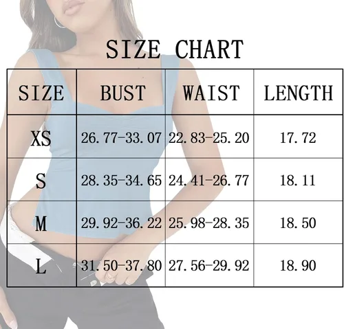 Miniatura 6 de GTETKDE Camiseta sin mangas para mujer, sin espalda, ajustada, sexy, plisada, cuello corazón, tirantes, Y2K, con aberturas, chaleco Cami