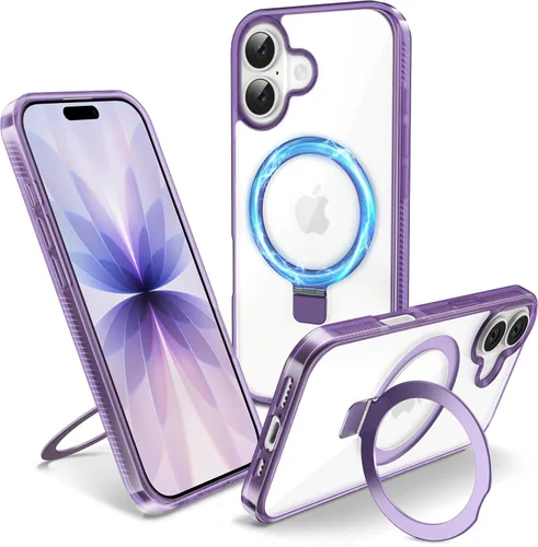 Miniatura 54 de Funda magnética para iPhone Air – [Soporte invisible integrado] [Compatible con MagSafe] [Protección contra caídas de grado militar] Cubierta