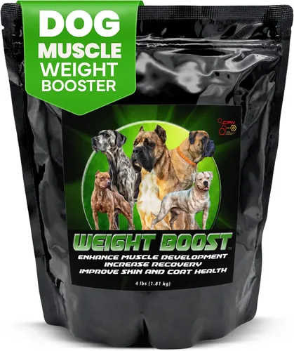 CPN Weight Boost Suplemento para ganar músculo para perros con alto contenido de calorías – Proteína de suero de grado humano, grasas saludables y