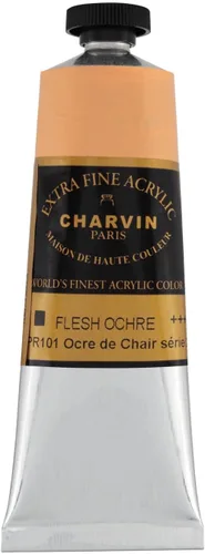 Miniatura 81 de Charvin Pintura acrílica profesional extrafina – verde absenta, tubo de 2.1 fl oz, pigmentos de triple fresado, resistente a la luz, pinturas