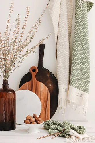 Miniatura 5 de Madamelique Exclusivo juego de toallas de mano de 2 a 18 x 40 pulgadas, toalla decorativa de baño para manos, cara, cabello, yoga, té, paños