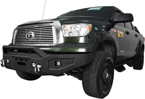 Miniatura 5 de Tundra parachoques delantero con placa de cabrestante para camioneta Toyota Tundra 2007 2008 2009 2010 2011 2012 2013