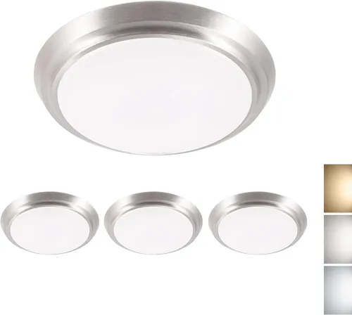 Miniatura 10 de YoonLIT - Lámpara de techo LED de montaje empotrado de 9 pulgadas, 120 V, 3000 K/4000 K/5000 K CCT ajustable, lámpara de techo regulable, 17.5 W