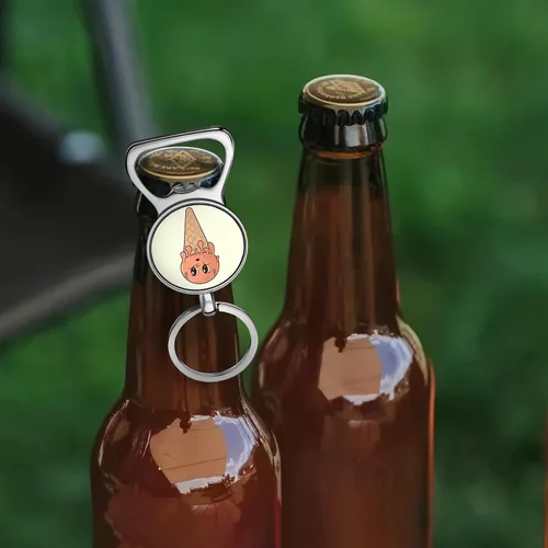 Miniatura 7 de Abrebotellas de sublimación redondo personalizado a granel con tu foto logotipo texto grabado láser barman abridor de velocidad personalizado