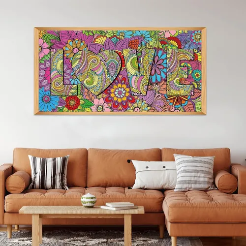 Miniatura 6 de Pósteres gigantes para colorear de mandala de 50 x 25 pulgadas, póster gigante para colorear con mandala para niños, adolescentes y adultos, mantel
