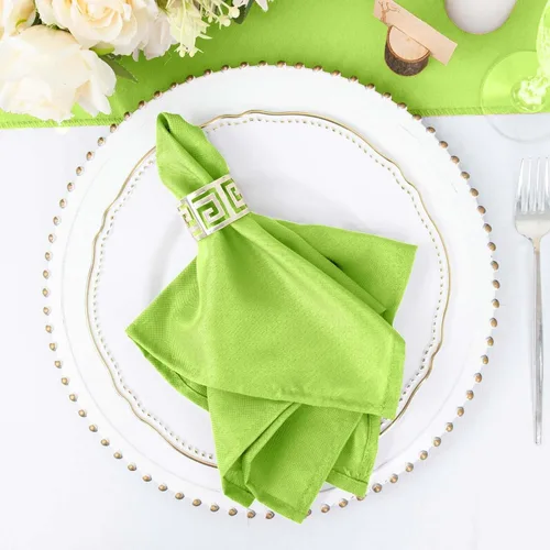 Miniatura 63 de Efavormart - Juego de 5 servilletas de tela de 20 x 20 pulgadas, servilletas de cena naranjas sin costuras, servilletas de mesa de lino lavables