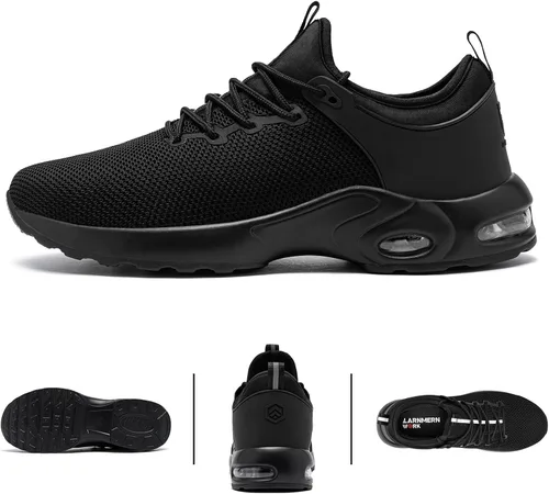 Miniatura 4 de LARNMERN Waterproof Steel Toe Air Shoes Women Slip On Work Sneakers Comfortable Tennis Safety Shoe Lightweight Boot