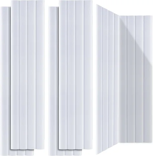 Miniatura 10 de BUBOS - Paquete de 10 paneles acústicos grandes, paneles insonorizados de 48 x 12 x 0.4 pulgadas para paredes, paneles de pared acústicos