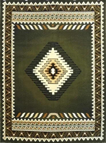 Miniatura 21 de YHSF Alfombra del suroeste para sala de estar, dormitorio, cocina y más, fácil de limpiar, suave y duradera, alfombra tribal nativa americana, a