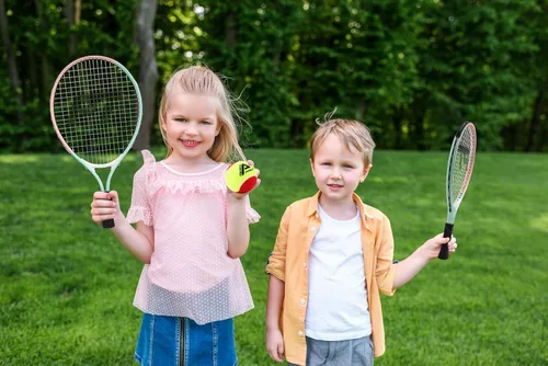 Miniatura 8 de PICKLETECH Kids Tennis Racket for Junior Toddlers Starter Kit 17-25" Tennis Racquet for Girls and Boys with Carry Bag, Lightweight for Beginners Cian