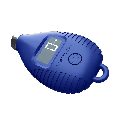 Miniatura 10 de Medidor digital de presión de neumáticos parlante con pantalla digital LCD retroiluminada, lectura de voz audible en PSI, luz LED y gancho para Negro