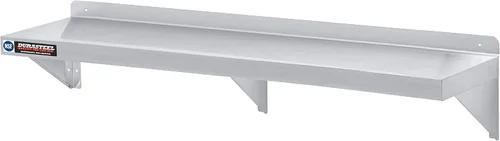 Miniatura 22 de DuraSteel Estante de acero inoxidable para montaje en pared, 24 pulgadas de ancho x 14 pulgadas de profundidad, grado comercial, certificado NSF