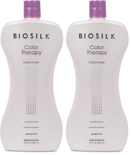 Miniatura 8 de BioSilk Acondicionador de terapia de color, repone la humedad mientras protege el color, mejora la vitalidad y el brillo, sin sulfatos, parabenos ni