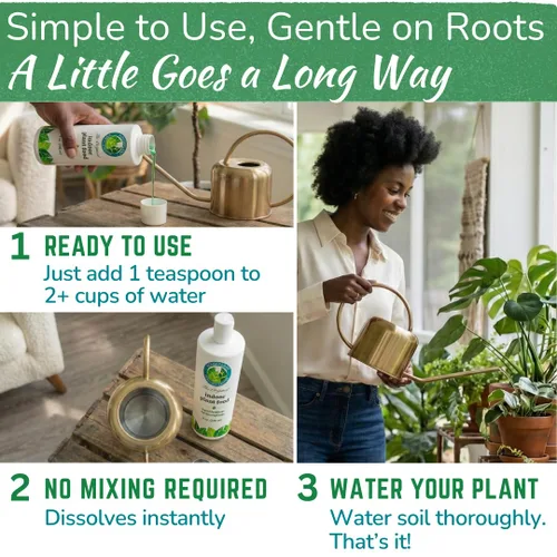 Miniatura 4 de Abono para Plantas de Interior de Houseplant Resource Center - Fertilizante Líquido Orgánico para Pothos, Lirio de Paz, Monstera, Cactus y Más - 8 oz