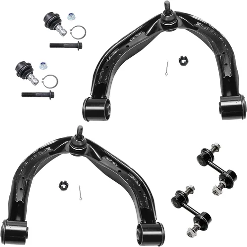 Miniatura 144 de Detroit Axle - Kit de brazos de control de extremo delantero 4WD para Ford 04-08 F-150, 06-08 Lincoln Mark LT, 4 extremos de barra de acoplamiento