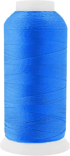 Miniatura 40 de Mandala Crafts Airforce Blue - Hilo resistente de 1500 yardas Tex 70 hilos de poliéster fuertes para coser cortinas, jeans, cuero, cabello