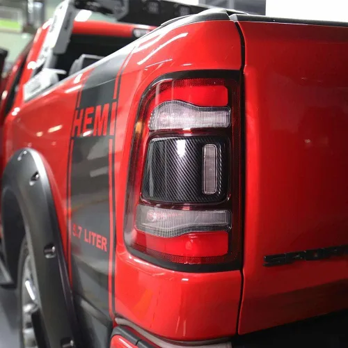 Miniatura 3 de luz trasera lámpara cubierta TRIM marco para Dodge Ram 1500 2019+