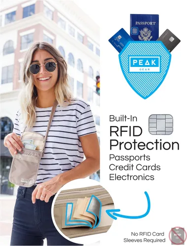 Miniatura 6 de Peak Gear RFID Travel Pouch with Theft Protection and Lost & Found Service