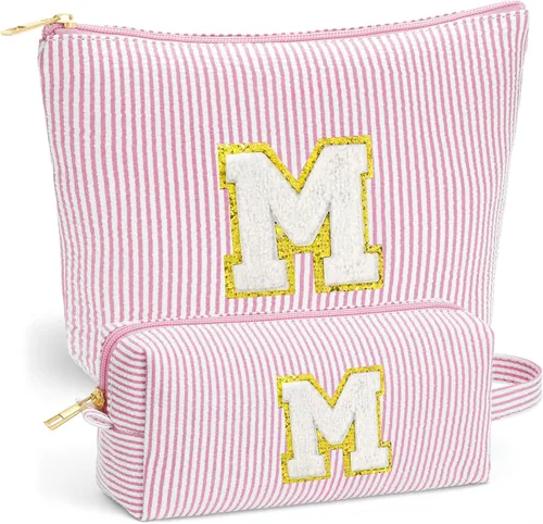 Miniatura 30 de Set de Bolsos de Maquillaje de Viaje - Bolso Inicial de Aseo de Viaje, Bolso de Cosméticos Portátil Bolso de Maquillaje de Viaje con Artículos Azul