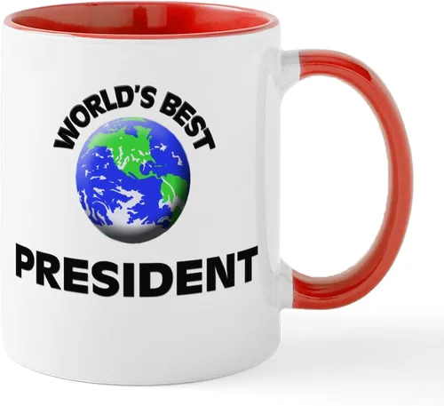 Miniatura 29 de CafePress MR. PRESIDENT - Taza de café de cerámica (11.0 fl oz)