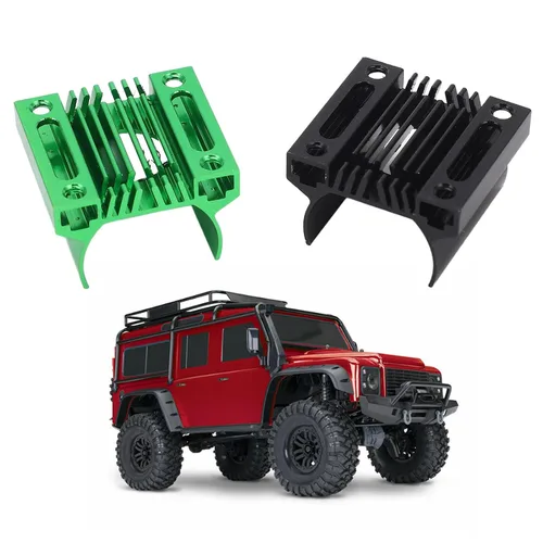 Miniatura 6 de Disipador de calor de motor a control remoto, disipador de calor mejorado de aleación de aluminio ligero para carreras de camiones todoterreno