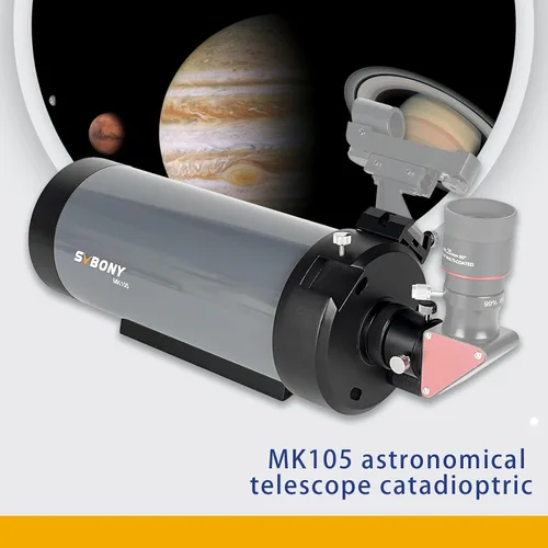 Miniatura 3 de SVBONY MK105 Maksutov-Cassegrain - Telescopio, Imágenes sin Dispersión, Telescopio Catadióptrico de 105mm, Placa Ensillada Catadióptrica OTA