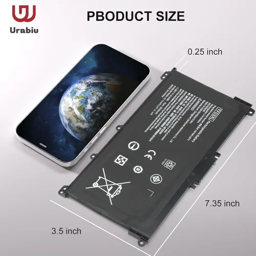 Miniatura 3 de 920070-855 920046-421 TF03XL batería portátil para HP Pavilion X360, reemplazo Pavilion 45.9 ft-cd0001dx 45.9 ft-cd0003dx 15-cc0xx 15-cc1xx