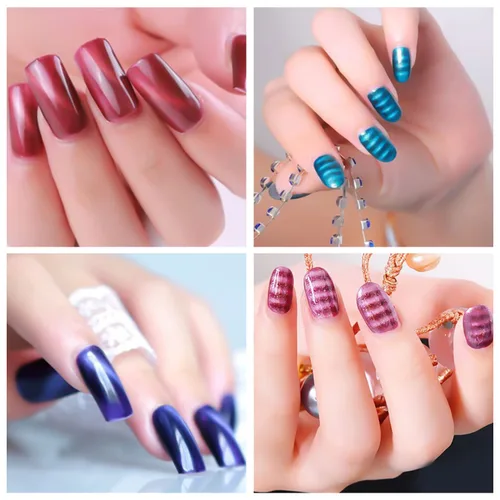 Miniatura 8 de 5 imanes de ojos de gato 3D para uñas, ojos de gato, esmalte magnético de uñas de gel, bolígrafo magnético de doble cabeza, imanes de manicura