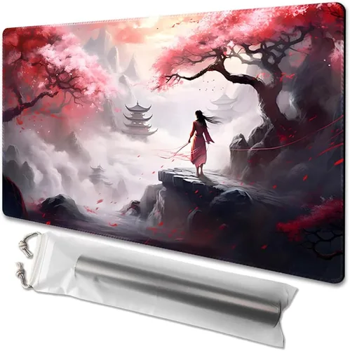 Miniatura 46 de MTG - Tapete de juego tamaño 24 x 14 pulgadas, bolsas de almacenamiento gratuitas, respaldo antideslizante, impresión, ideal para entusiastas