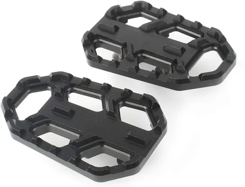 Zhisheng - Estriberas anchas para motocicleta, reposapiés, pedal negro para Kawasaki para Versys-X300 17-18, para Versys 650 para Versys 1000 15-19