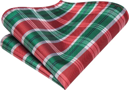Miniatura 194 de Dubulle Corbata tejida de cachemira para hombre y gemelos de pañuelo para hombre, conjunto de gemelos para boda formal y negocios
