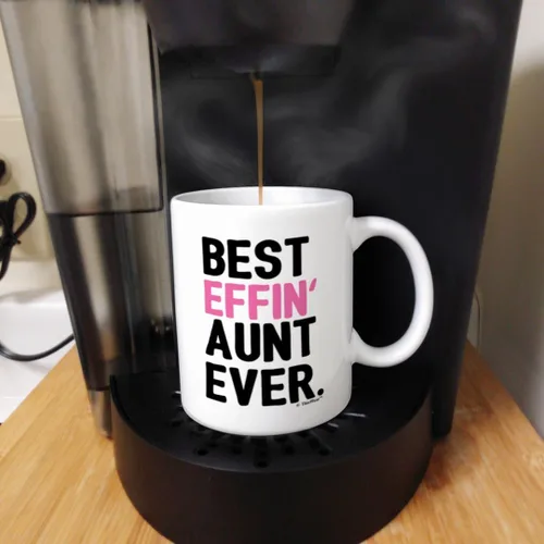 Miniatura 5 de Regalos para tía para mujer, regalo divertido para tía de la mejor tía Effin, regalo para tía, regalo para tía, taza de café, taza de café
