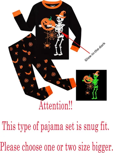 Miniatura 2 de Family Feeling - Conjunto de pijama de manga larga, diseño 100% de algodón, para niños pequeños