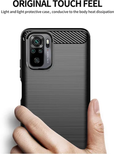 Miniatura 3 de Asuwish Funda de teléfono para Xiaomi Redmi Note 10 5G con cubierta protectora de pantalla de vidrio templado y accesorios para celda delgada TPU