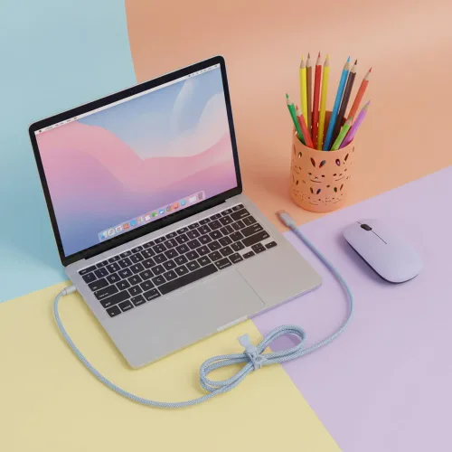 Miniatura 8 de Organizador de cables de datos, organizadores de auriculares de silicona multiusos actualizados 2025, organizadores de gestión de cables