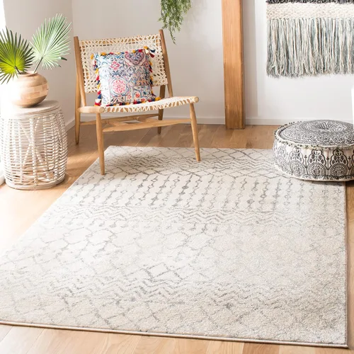 Miniatura 20 de SAFAVIEH - Alfombra de 4x6 de la colección Tulum, modelo TUL270G, diseño marroquí bohemio desgastado, no suelta pelusa y fácil de limpiar, ideal