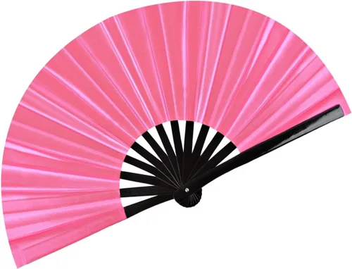 Miniatura 11 de Paquete de 4 ventiladores de mano plegables grandes para mujeres/hombres, ventilador chino de Kung Fu de mano, abanicos plegables decorativos
